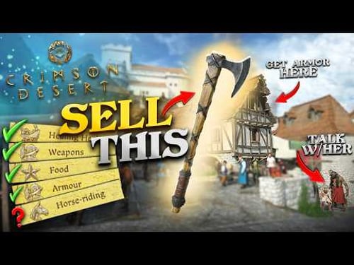Crimson Desert - 20 Plus IMPORTANT Things You Should Do First💰⚔️🐎 (Starter's Guide)