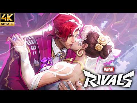 Marvel Rivals - Rogue & Gambit (Mr & Mrs X Skin) Full Game Gameplay (4K 60FPS)