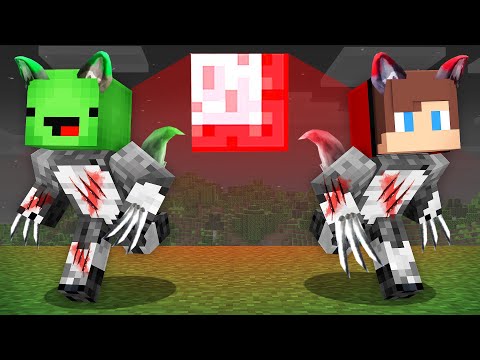 How JJ and Mikey Morph into WEREWOLF in Minecraft ! - Maizen