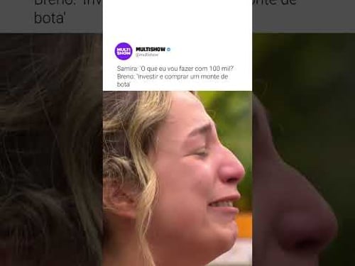 Samira pensa o que VAI FAZER com o prêmio da PROVA DO LÍDER | BBB 26 | Multishow | #Shorts