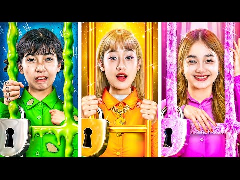 Poor Vs Rich Vs Giga Rich Students In Jail! Who Is The Best?