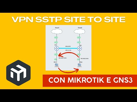 VPN site to site SSTP MikroTik