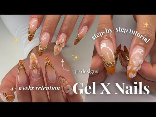 Watch me do a *FULL* gel X fill -in | Nail Desk Tour 𐙚🧸ྀི + Tutorial