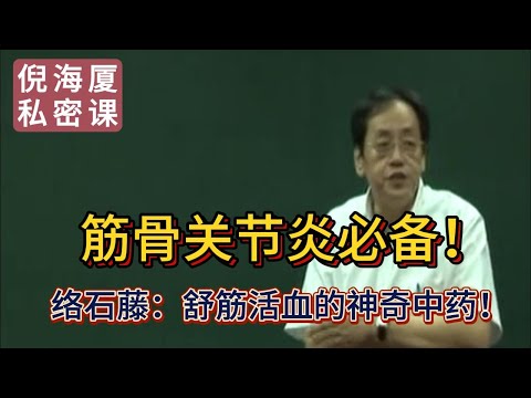 【倪海廈私密課】👉 筋骨關節炎必備!絡石藤:藤纏石,舒筋活血的神奇中藥!#倪海廈 #自學中醫 #中藥#中醫基礎課程