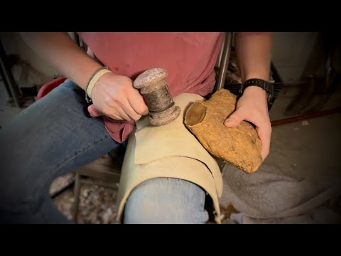 How to Reduce Tabs: A SLOW Flint-Knapping Tutorial!