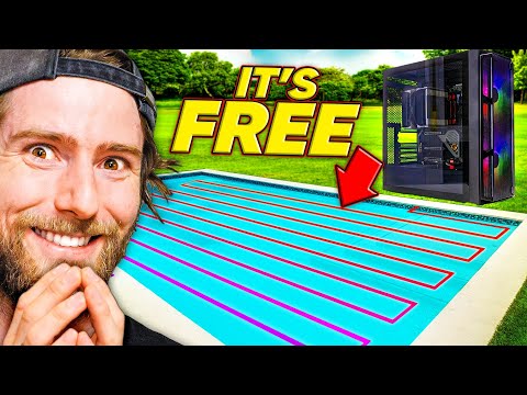 They told me heating my pool with a PC was stupid - Whole Server Room Pool Watercooling Part 1