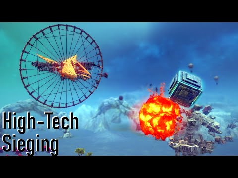 Crushing Besiege With My Futuristic Bomber