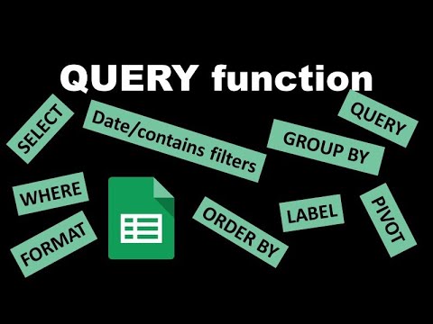 QUERY Complete guide: Google Sheets' most complex function