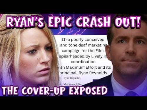 Ryan Reynolds CRASHES OUT: ACCUSED of DESTROYING Blake Lively's CAREER in SHOCKING UNSEALED EVIDENCE
