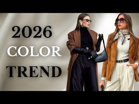 2026 Color Trends you need to try! Chic and elegant combinations!