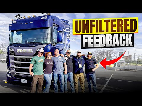 American Truckers Line Up to Drive Our Scania – Raw Opinions!