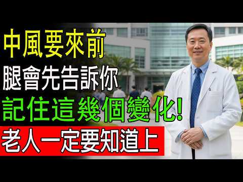 醫師旅行:八成腦中風從腿名字!60歲後出現這7大警訊,及早發現能救命!