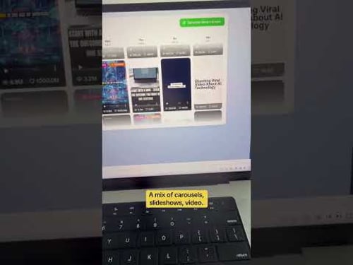 Check comments for the link π Make 1 week of content in a few minutes based on proven high-performi