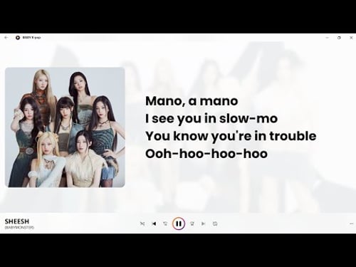 BABYMONSTER - SHEESH LYRICS