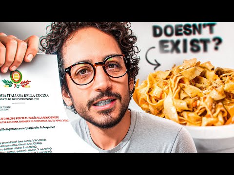 "Spaghetti Bolognese" doesn't exist ! Here's the real Italian recipe from Bologna