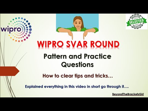 Wipro SVAR Round | Pattern and Practice Question | Tips & Tricks to clear Communication Round #wipro