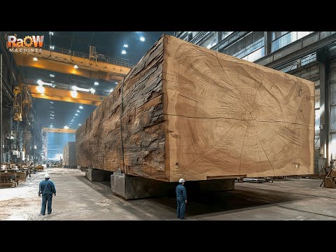 Inside USA’s Most Advanced $1 Billion Sawmill – From Giant Logs to Precision Lumber and Panels!