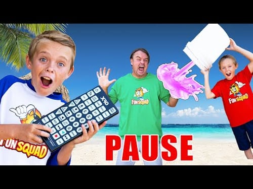 Pause Remote Challenge in Hawaii! (Sneaky Jokes on Mom and Dad)