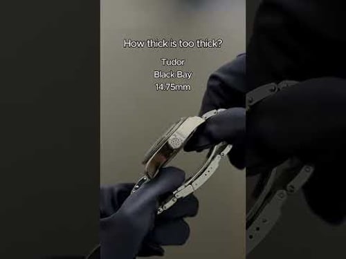 Finding the perfect fit: How thick is too thick?🤔 Pt.3 #chrono24 #watchsize #collector #watches