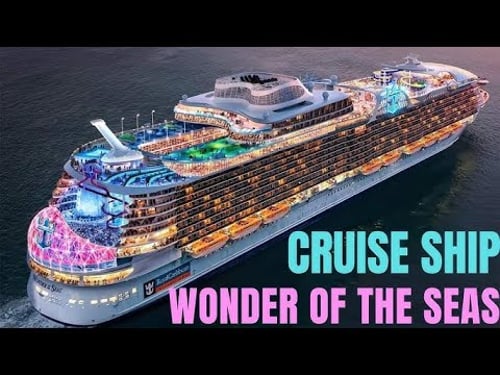 Inside The BIGGEST Cruise Ship of The World Wonder of The Seas #cruiseship #wonderoftheseas