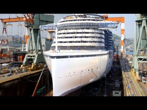 Building Cruise Ship: This is How Gigantic Ships are built - inside Meyer Werft Dockyard