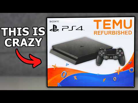 The $.01 Switch was a SCAM... so TEMU sold me a PS4 😲