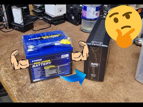 Lets Modify! Vlog 22-10-25 - Modifying an APC Back-UPS Pro 650 to use a Kings 60AH Lithium Battery