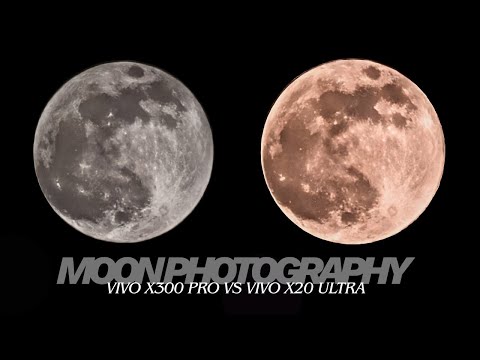 Vivo X300 Pro Vs Vivo X200 Ultra - Moon Photography