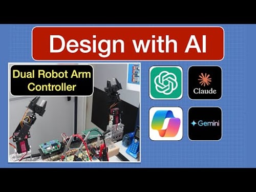 (AI-Designed) Dual Robot Arm Controller - Designing with AI
