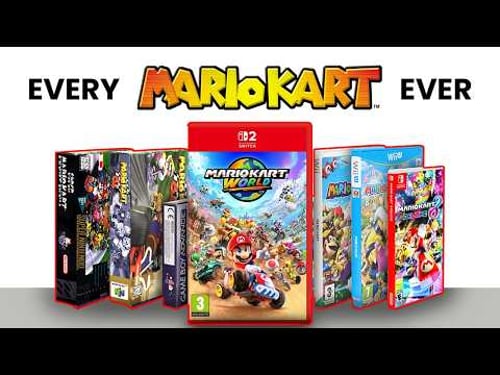 I Made Mario Kart World and Bought Every Mario Kart Ever (1992-2025)