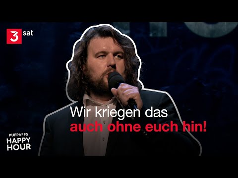 Große Pläne für Deutschland: Götz Frittrang liest AfD-Wahlprogramm | Pufpaffs Happy Hour