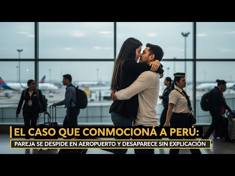 EL CASO QUE CONGELÓ PERÚ: UNA PAREJA SE DESPIDIÓ EN EL AEROPUERTO Y DESAPARECIÓ SIN EXPLICACIÓN