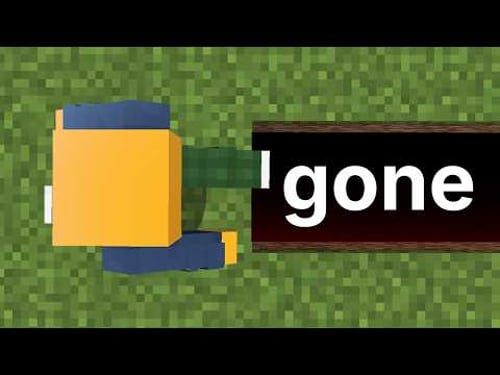 Beating Minecraft While The World Deletes Behind Me