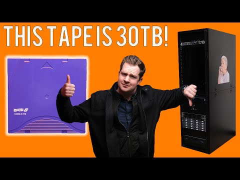 THIS $130 TAPE CAN HOLD 30TB!