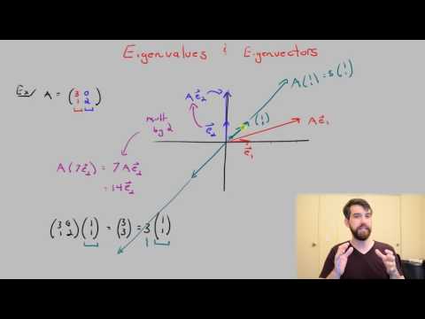 What eigenvalues and eigenvectors mean geometrically