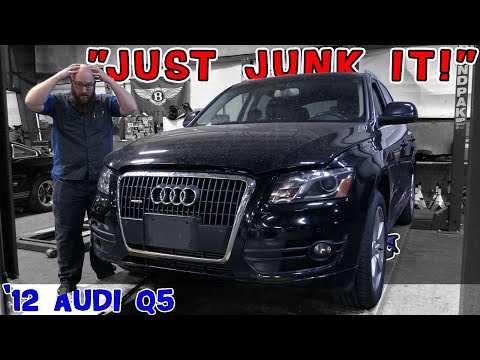 "Junk my car!" Customer tells CAR WIZARD to junk their '12 Audi Q5! Why? This is one crazy story