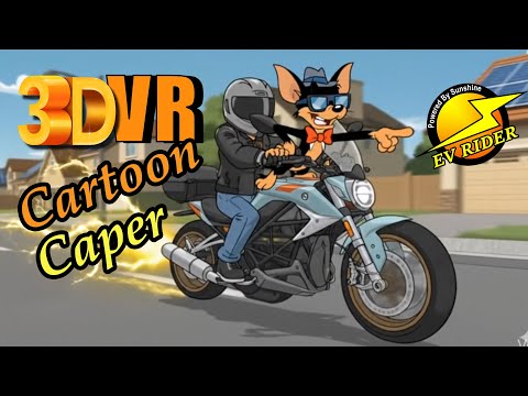 3D VR Cartoon: EV Rider & Zappy's Solar Adventure