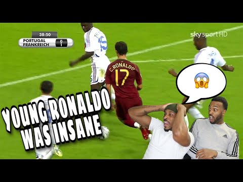 American brothers react to...Young Ronaldo was INSANE (THIS GUY WAS INCREDIBLE)