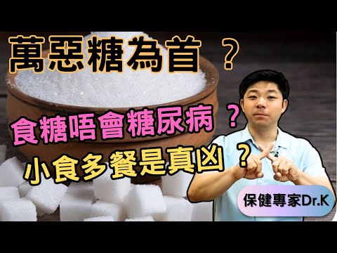 Dr. K 保健專家︱萬惡糖為首 ?︱代糖壞身體 ?︱少食多餐更易糖尿 !︱