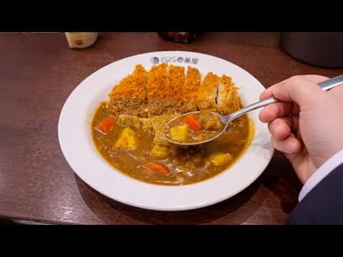 The Dinner of Japanese Salaryman | $10 Dinner at CoCo Ichibanya in Japan | Japanese curry rice