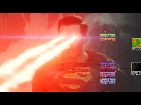How I did heat vision VFX for Superman & Lois | Nuke Compositing Tutorial