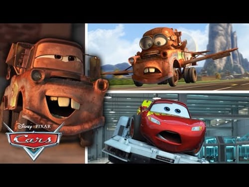 Lightning McQueen and Mater's Funniest Moments | Pixar Cars | @disneyjr