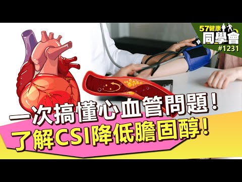 一次搞懂心血管問題!了解CSI指數降低膽固醇!【57健康同學會】第1231集 2014年