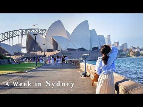 How I spend my week in Sydney 🇦🇺ㅣCafe, Brunch, Park, Art gallery tipsㅣSydney Travel Vlog