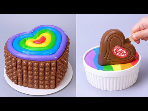 DIY Rainbow Chocolate Cake Compilation | Easy & Creative Cake Decorating Recipes