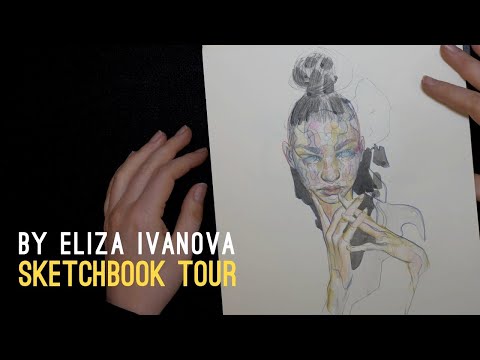 Sketchbook tour by Eliza Ivanova