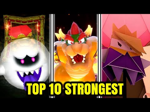 Top 10 STRONGEST Villains in the Mario Universe
