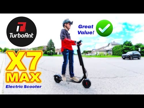 Great Value! Turboant X7 Max Foldable Electric Scooter - Review