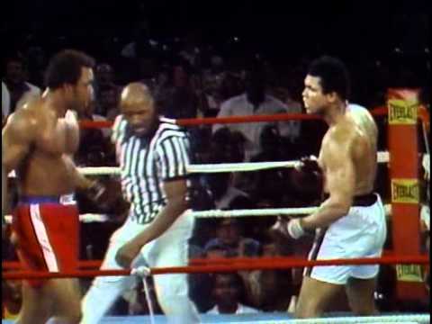 George Foreman vs Muhammad Ali - Oct. 30, 1974 - Entire fight - Rounds 1 - 8 & Interview