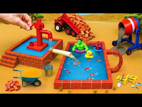 DIY Science Project Mini Water Well - Build a Strong Water Well and Mini Hand Pump With Bricks 2026